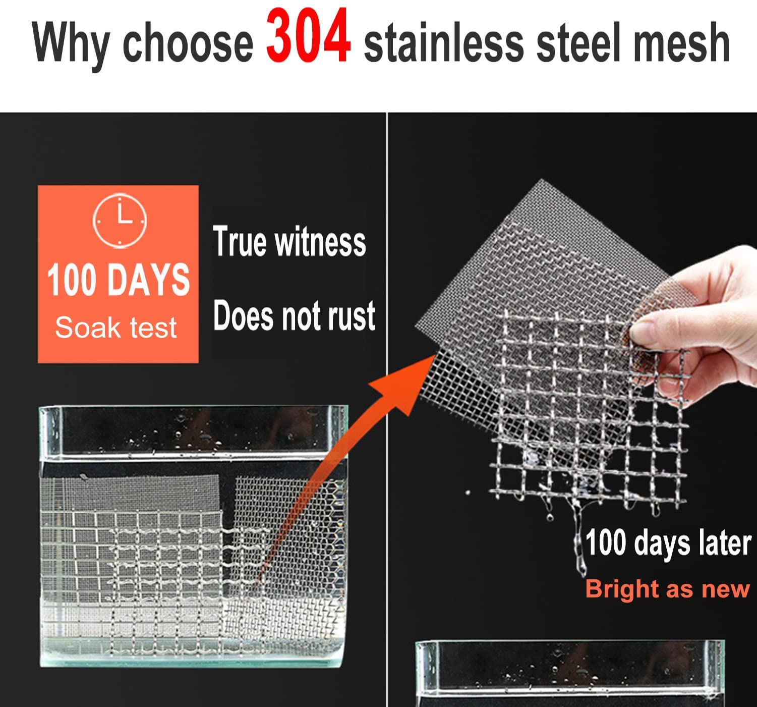 ウェア CRATE Uniqueness Box Mesh S/S Amazon.com: HDNSYNE Stainless Steel Woven Wire Mesh Woven